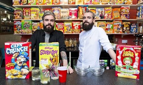 Gary and Alan Keery at their Cereal Killer Cafe