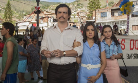 Mr and Mrs Escobar… Wagner Moura and Paulina Gaitan.