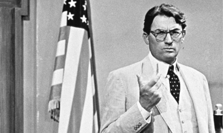 Gregory Peck as Atticus Finch in To Kill a Mockingbird