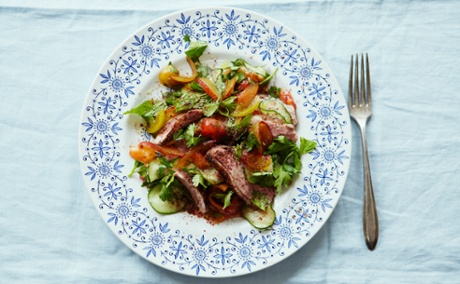 Duck and plum salad recipe