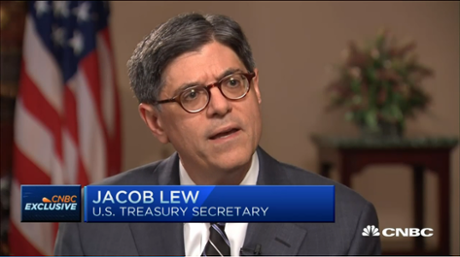 US treasury secretary Jack Lew