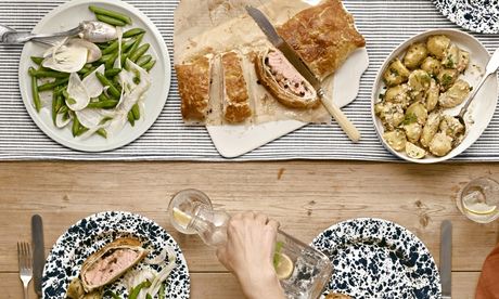 Salmon en croute recipe