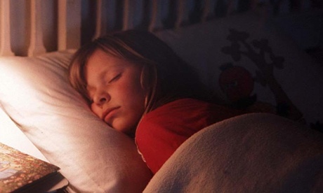 Publisher's dream ... Sleeping child.