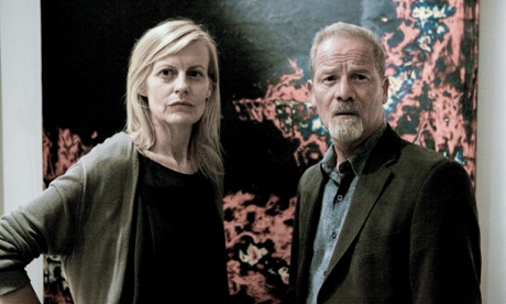Anastasia Hille and Peter Mullan in The Fear.