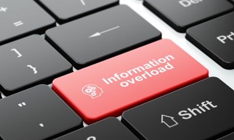 keyboard with information overload key