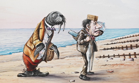 Lewis Carroll's walrus and carpenter