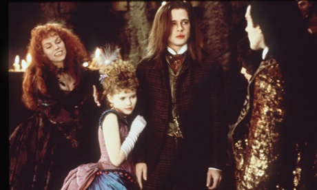 An 11-year-old Dunst with Brad Pitt in Interview with the Vampire.