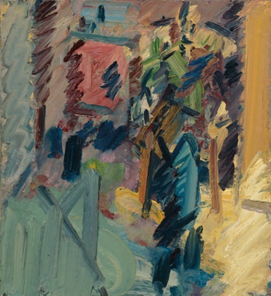 William Feaver Seated, 2011, by Frank Auerbach.