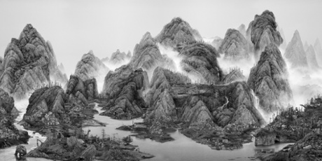 Photography of a Chinese landscape by Yang Yongliang