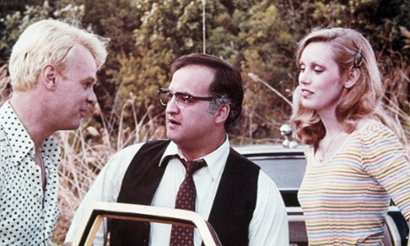 Moriarty with Dan Aykroyd and John Belushi in Neighbors.