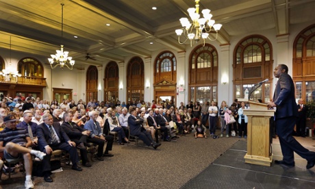 Ben Carson at the University of New Hampshire, Wednesday, Sept. 30, 2015.