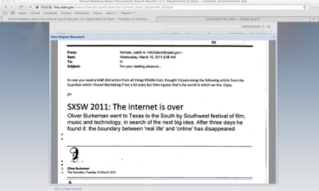 HRC's pleasure reading: Oliver Burkeman.