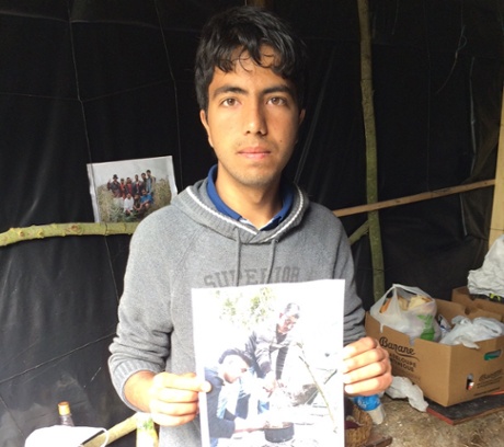 Jahazab making tea in the jungle