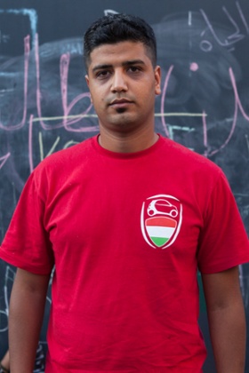 Haythem, 25, a semi-professional footballer from Damascus.