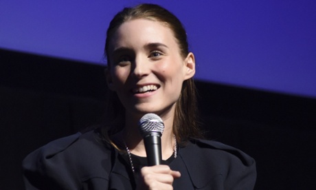 The social networker ,,, Rooney Mara in front of an audience at the Telluride film festival