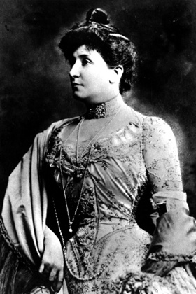 Australian soprano Dame Nellie Melba.