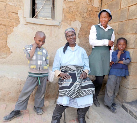 Mapheello Palaoane in Lesotho