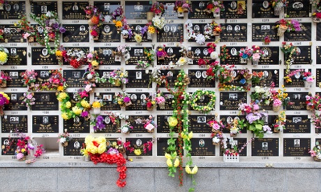 Babaoshan Cemetery in Beijing, where high-ranking Communist party members are interred.