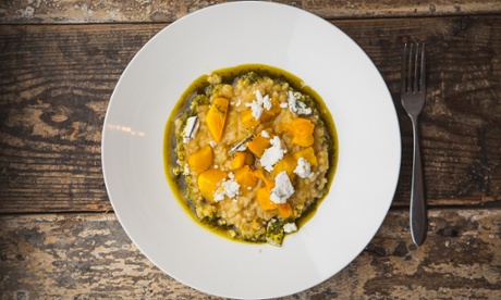 At Silo in Brighton, the chefs serve a risotto dish made with waste milk curd.