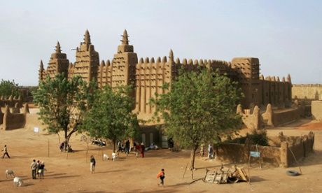 The Great Mosque of Djenne, Mali. 