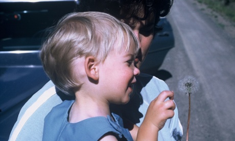 CJ Daugherty's mother with her younger brother.