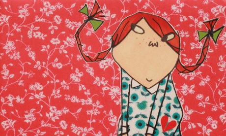 Lauren Child's illustration of Pippi Longstocking