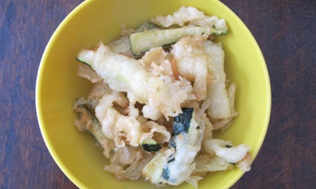 Jane Baxter's airy, tempura-like recipe wins the prize for crispness. Photograph: Felicity Cloake for the Guardian