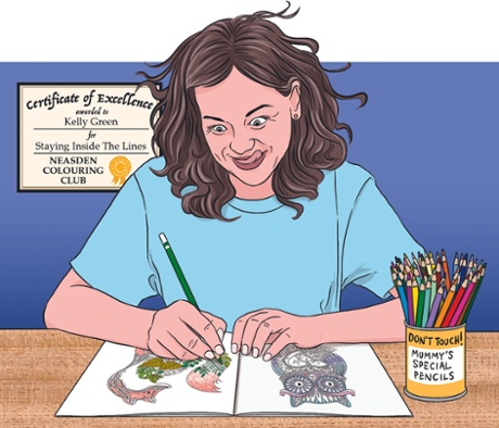 Modern tribes: colouring-in devotee