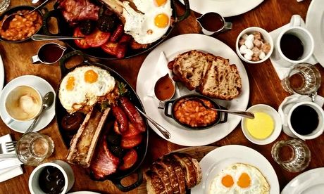 breakfast at hawksmoor