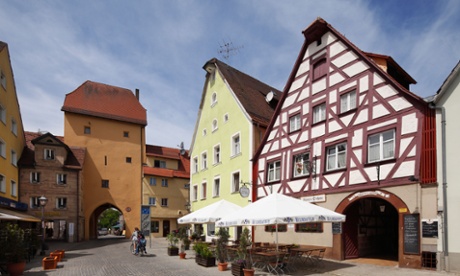 Historic gate in Bavaria, Germany