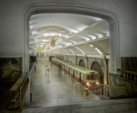 The Pyongyang metro.