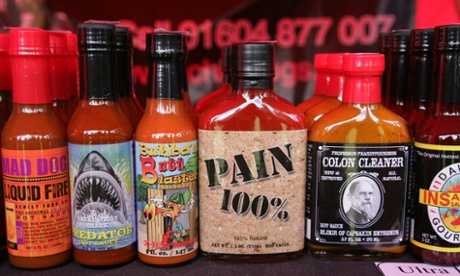 Feel the burn … chilli products whose selling point is their extreme heat.