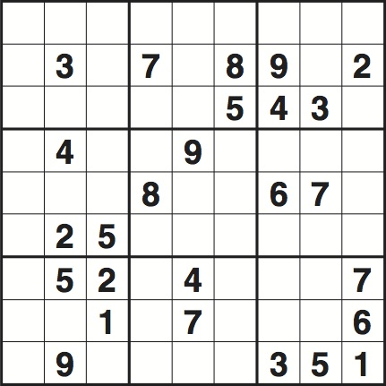 Sudoku 3336 Medium 