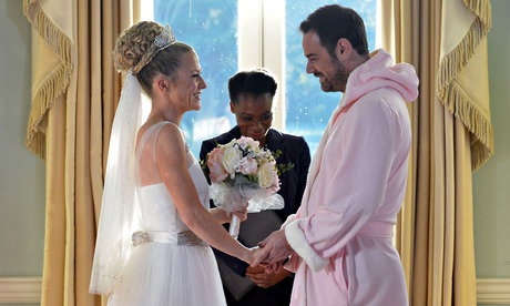 Mick and Linda Carter tie the knot