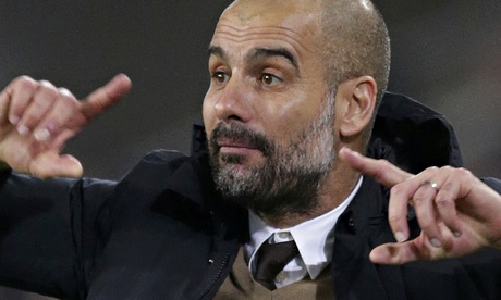 Bayern Munich's manager Pep Guardiola