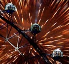 Fireworks over the London Eye