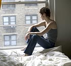 Lonely woman