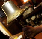 Last orders bell in a pub