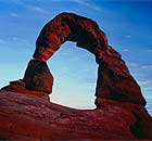 Rock formation in Arches National Park, Utah