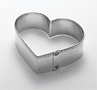 Heart shaped cookie cutter