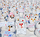 November photo competition - winning entry: snowmen at the Sapporo Snow Festival