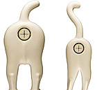 Cat and dog tea towel holders