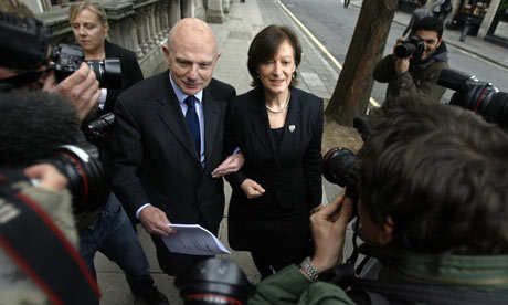 Sharon Shoesmith leaves the High Court in London