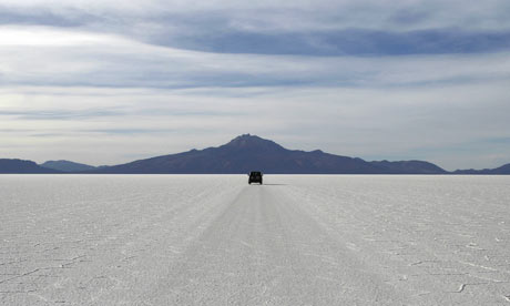 Salt desert in Bolivia