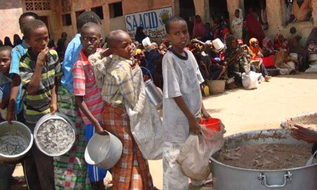 Food aid in Mogadishu