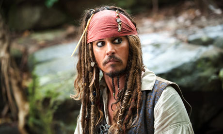 Johnny Depp in Pirates of the Caribbean