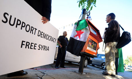 Syrian protesters in Amer 007 Top 10 Countries With Strict Media Censorship