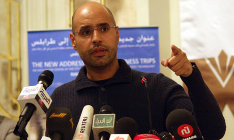 Saif Gaddafi London