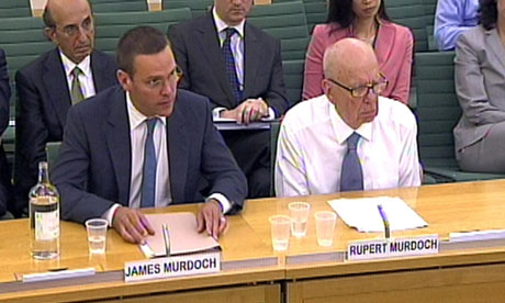 James and Rupert Murdoch