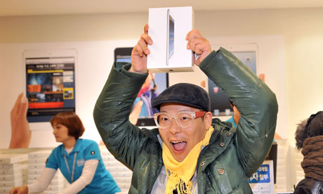 South Korean customer with an iPad Mini